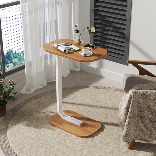 Shaped side table laptop - c-shaped,