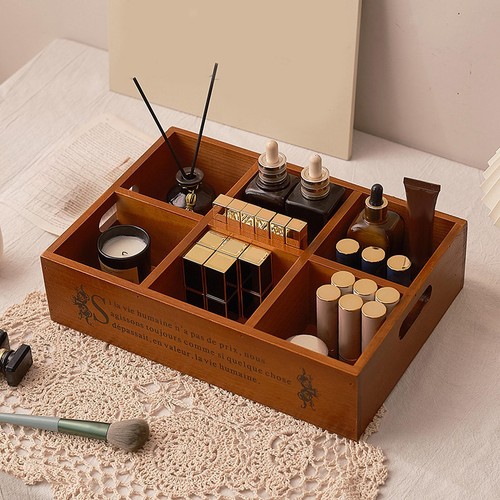 Wood divider serving tray - serving, with