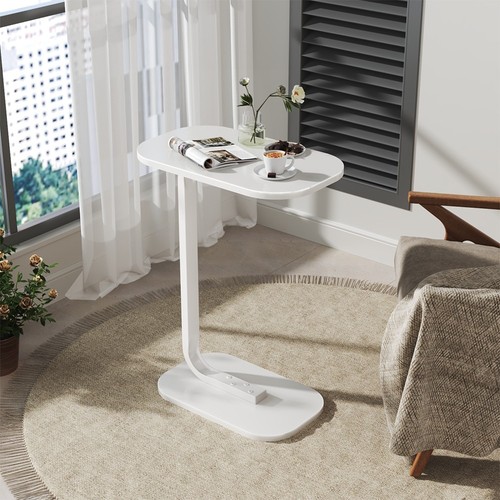 Shaped side table - c-shaped,
