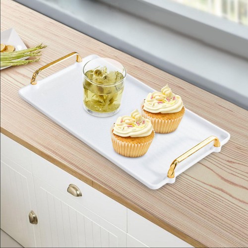 Serving tray with handle - with, plate