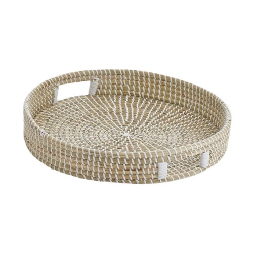 Woven basket seagrass - basket,