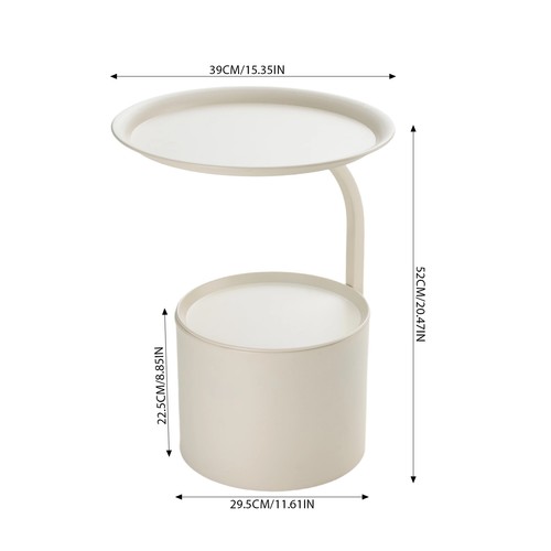 Round side table mini coffee - table,
