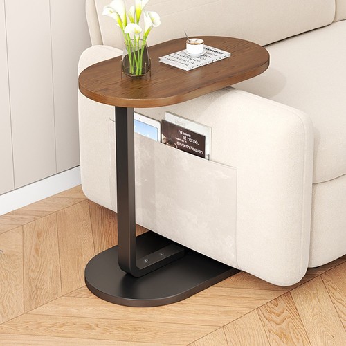 Shaped side table laptop - side,