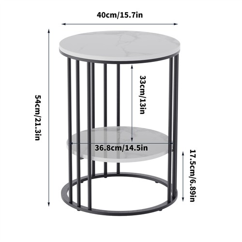 Slim marble side - marble, table