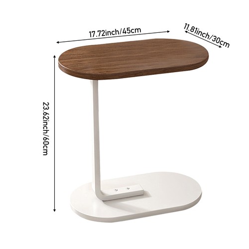 Oval end table bed - oval,
