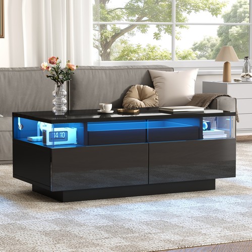 High gloss black coffee - black,