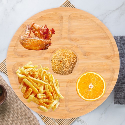 Reusable wooden round tray for - reusable,