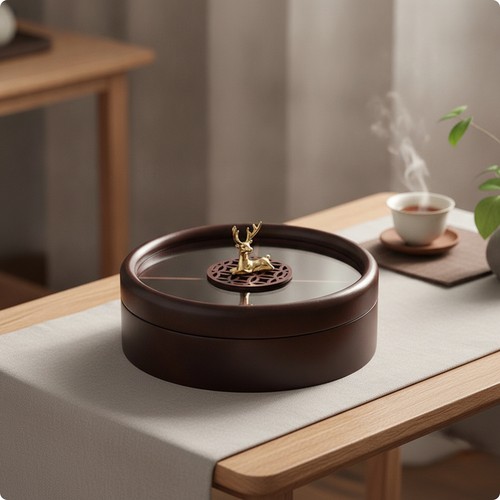 Rubberwood snack storage box - rubberwood,