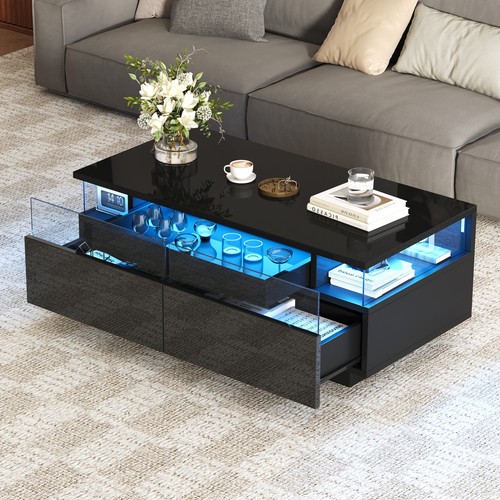 Coffee table high - table, black