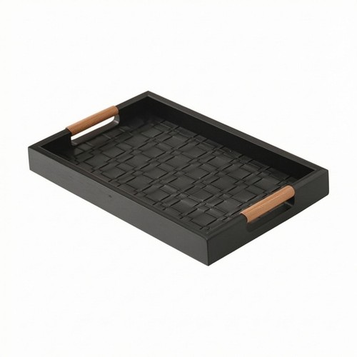 Rectangular storage tray - , with
