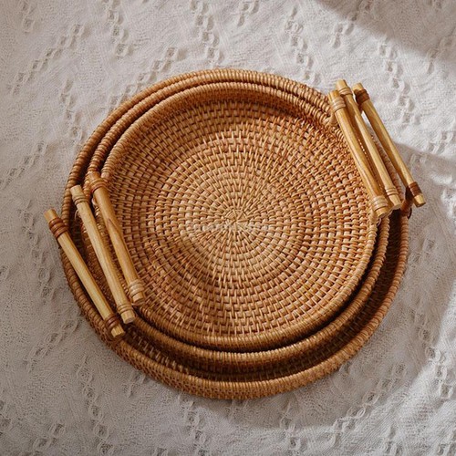 Handwoven basket handcrafted - handwoven,