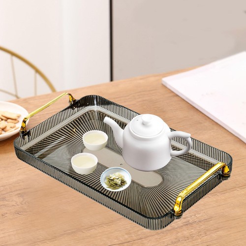 Serving tray with - tray, handles