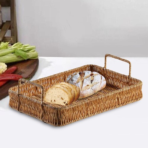 Hand woven serving tray - woven,