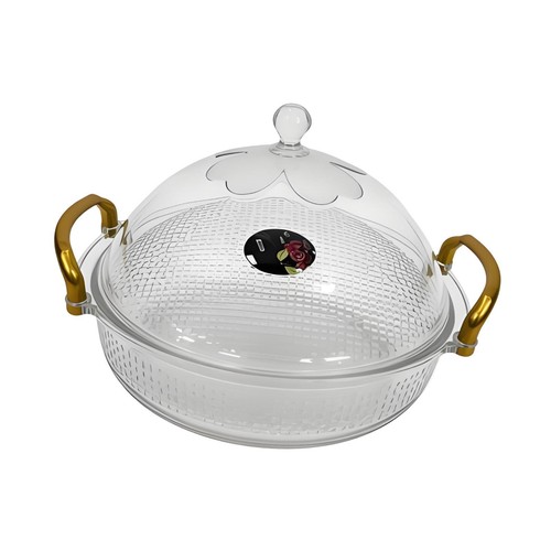 Round serving tray with - round,