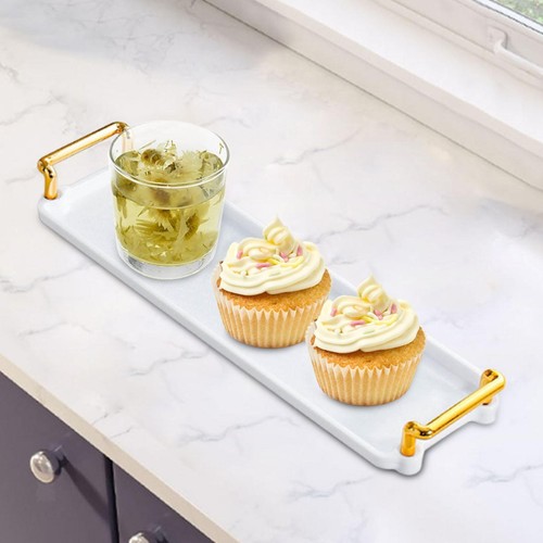 Serving tray with - serving, plate