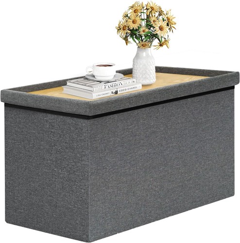 Storage ottoman with tray - storage,